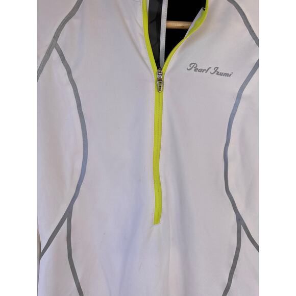PEARL IZUMI Women's White Workout Quarter Zip 100% Polyester Top - Picture 5 of 8